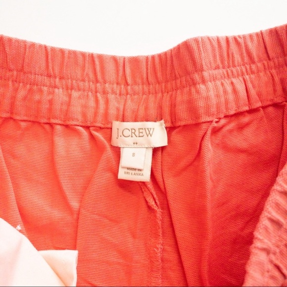 J.Crew Factory Coral Pull-On Shorts Size 8 - Picture 2 of 3